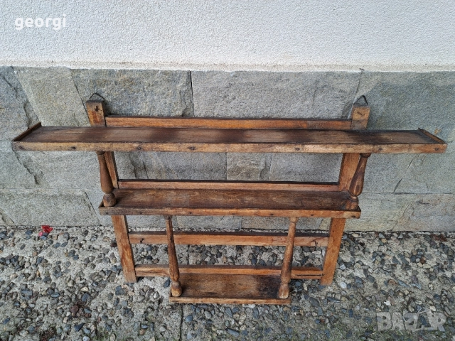 дървена етажерка за порцеланови буркани за подправки , снимка 1