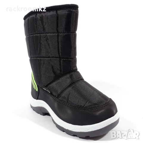 Апрески за деца здрав не промокаем модел в черно и зелено, снимка 2 - Детски боти и ботуши - 43324022