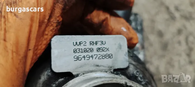 Турбо 9649472880 / VVP2 RHF3V Citroen C3 1.4HDI - 90к.с. - 250лв, снимка 4 - Части - 49871111