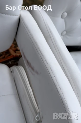 БЯЛ БАР СТОЛ VERSAY с фабрични дефекти и 24м Гаранция, снимка 3 - Столове - 50871702