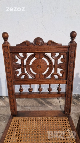 Столове-масив 5бр.№037, снимка 4 - Столове - 52314707