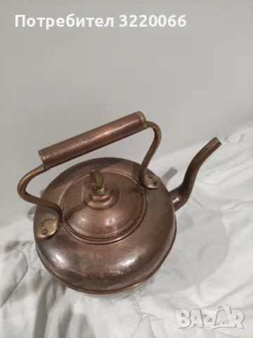 Меден чайник25/30см. 1.2кг., снимка 3 - Антикварни и старинни предмети - 47569860