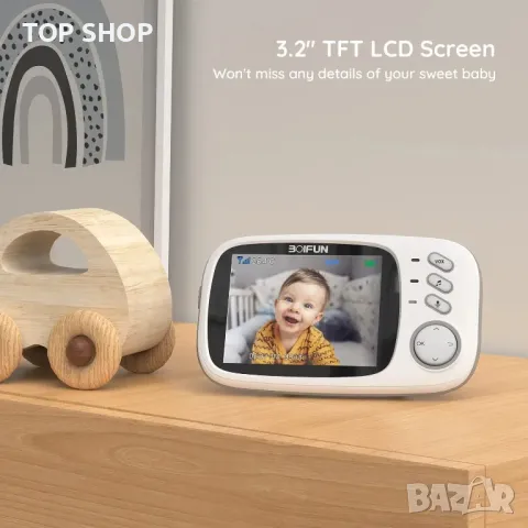 Видео бебефон BOIFUN Y, снимка 2 - Бебефони - 48514465