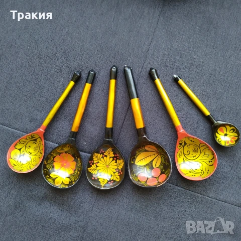 Съветски рисувани лъжици 