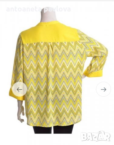 Дамска блуза в жълто , снимка 2 - Туники - 33674276
