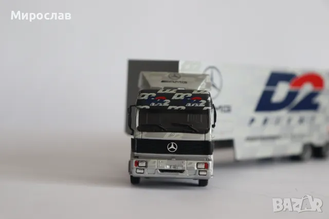 HERPA 1:87 H0 MERCEDES BENZ КАМИОН TIR AMG МОДЕЛ, снимка 3 - Колекции - 49391703