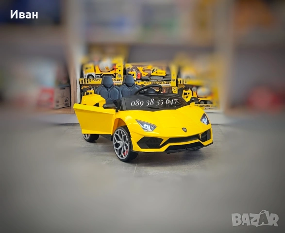 ТОП ЦЕНА!НОВО!Акумулаторна кола Chiara/LAMBORGHINI с 12V батерия,USB