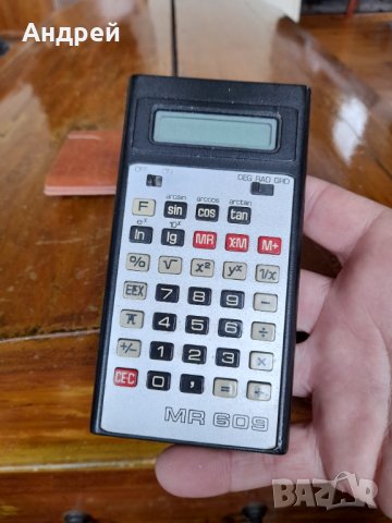 Стар калкулатор MR 609, снимка 3 - Други ценни предмети - 37034524