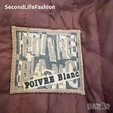 Мъжко яке Poivre Blanc Riders Vintage, размер M, бродирано, сиво Винтидж , снимка 3 - Якета - 52571755