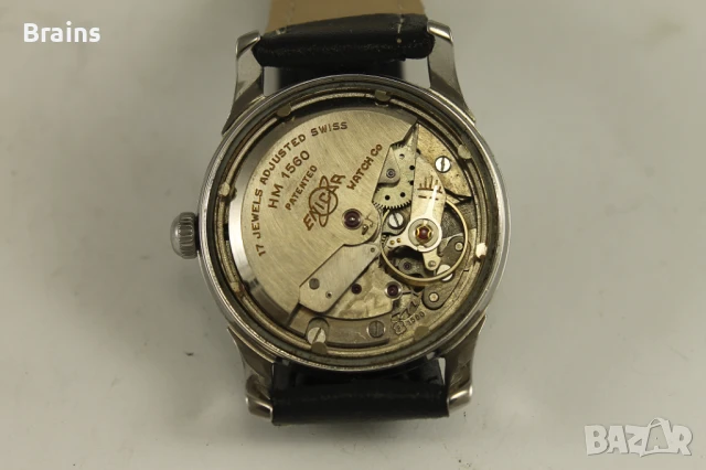 1950's ENICAR ULTRASONIC Automatic 17 Jewels Стоманен, снимка 8 - Антикварни и старинни предмети - 50735527