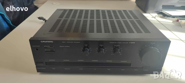 Стерео усилвател Grundig V5200, снимка 7 - Ресийвъри, усилватели, смесителни пултове - 52477919