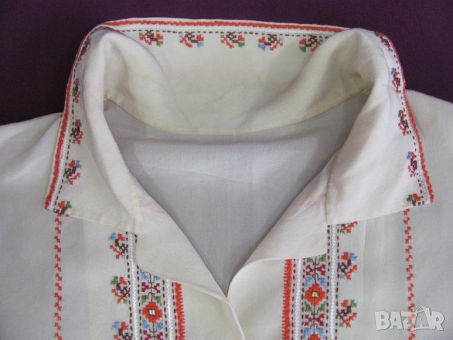 Стара Женска Копринена Риза, снимка 5 - Антикварни и старинни предмети - 36590891