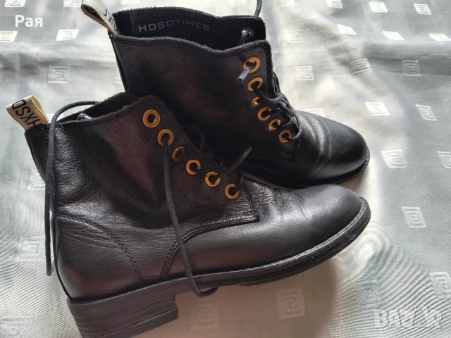 Дамски / Детски боти 100 % кожа Hommerson, снимка 13 - Дамски боти - 51837377