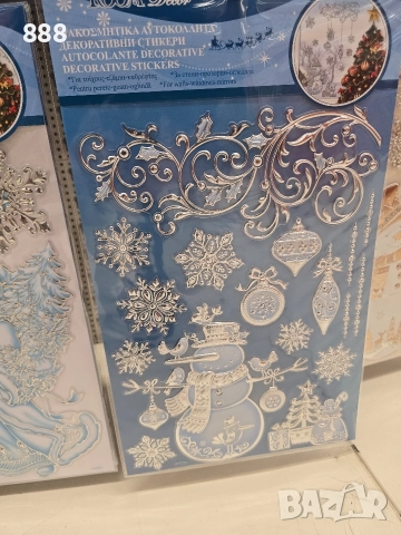 коледни стикери , снимка 6 - Декорация за дома - 48255226