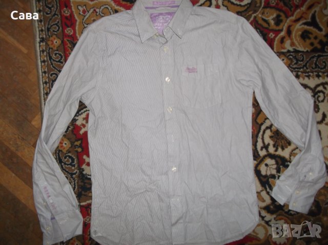 Риза SUPERDRY    мъжка,Л, снимка 2 - Ризи - 26885961