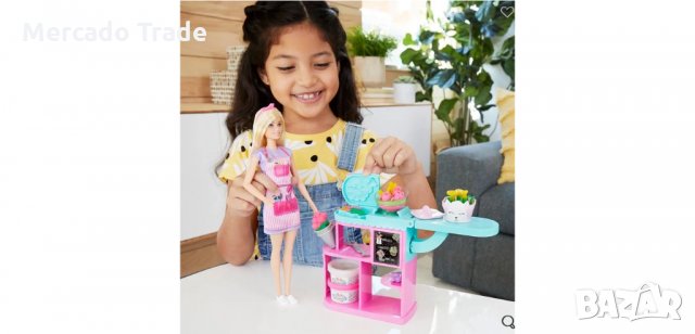 Кукла Барби, цветарски магазин , снимка 3 - Кукли - 35072585