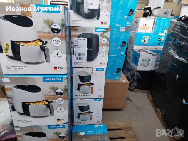 Немски фритюрник с горещ въздух Medion  XXL Air Fryer 5л. 2000W, снимка 9 - Фритюрници - 40229861