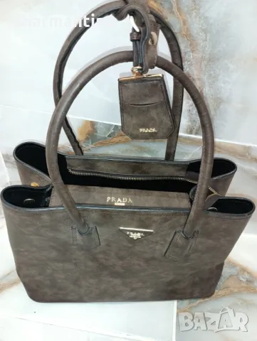 PRADA MILANO 1913 ОРИГИНАЛ кожена чанта - 665 лв, снимка 14 - Чанти - 50239617