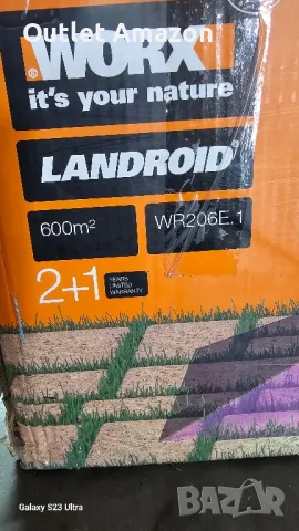 Косачка-робот Worx Vision Landroid M600 Wr206e1, снимка 5 - Градинска техника - 49657027