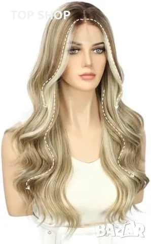 Нова Перука за Парти и Ежедневие, Висококачествена коса за жени прическа, снимка 3 - Аксесоари за коса - 49321395