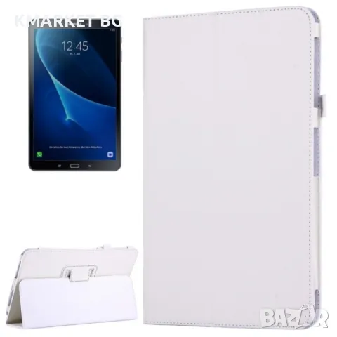 Samsung Galaxy Tab A 10.1 / T580 Кожен Калъф и Протектор, снимка 4 - Калъфи, кейсове - 48380353