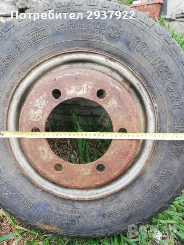Джанти за мотокар,бус, камион 14', снимка 3 - Гуми и джанти - 36855894