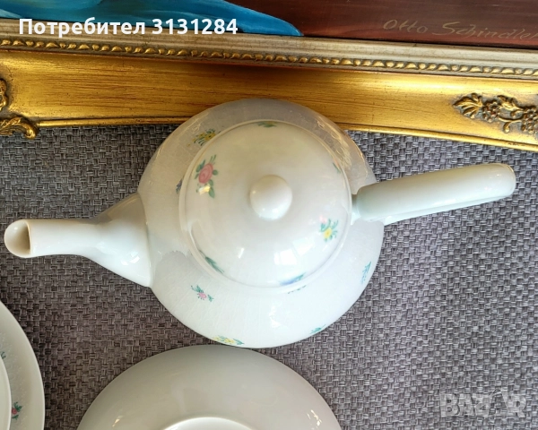 Rosenthal  Най-нежен Сервиз за чай кофе 22 бр Германия , снимка 10 - Сервизи - 52856067