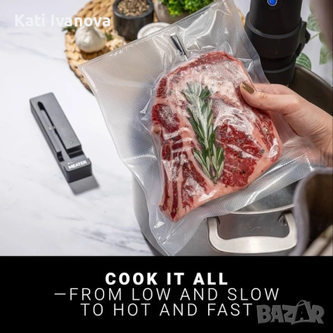MEATER SE: Умен Bluetooth термометър за месо | Безжична сонда с голям обхват за фурна, грил, опушван, снимка 5 - Други - 53397104