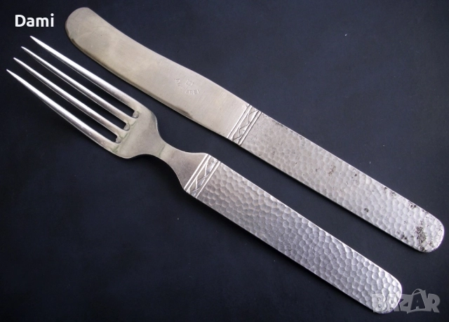 Прибори Wüsthof Dreizack Solingen Солинген нож и вилица туристически