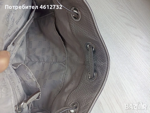 Дамска раница Michael Kors естествена кожа, снимка 5 - Раници - 53316662