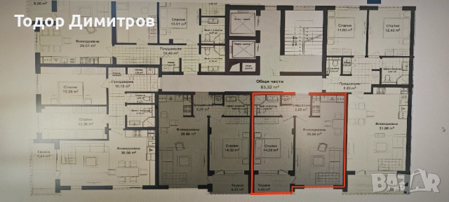 2-стаен, бул.Северен с АКТ 14 до м-н Лидл, снимка 2 - Апартаменти - 52810644