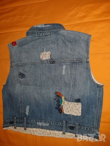 Дънков елек на Cassidi с подплата, снимка 2 - Елеци - 27162223