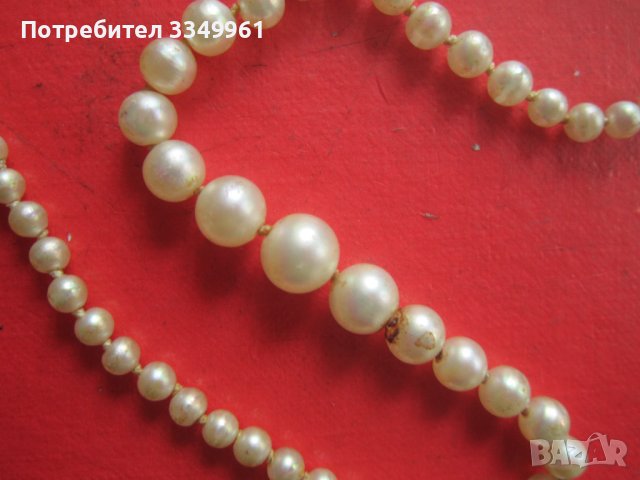 Страхотен гердан от перли и сребро , снимка 6 - Колиета, медальони, синджири - 36699688