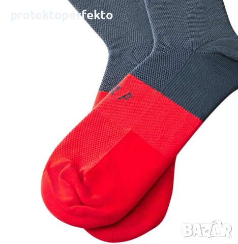 Чорапи за колоездене MAAP сиви с червено, снимка 2 - Спортна екипировка - 43506831