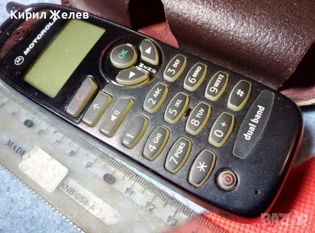 MOTOROLA dual band M3788 Стар КОЛЕКЦИОНЕРСКИ МОБИЛЕН ТЕЛЕФОН GSM АПАРАТ МОТОРОЛА с КАЛЪФ 47689, снимка 10 - Motorola - 47613677
