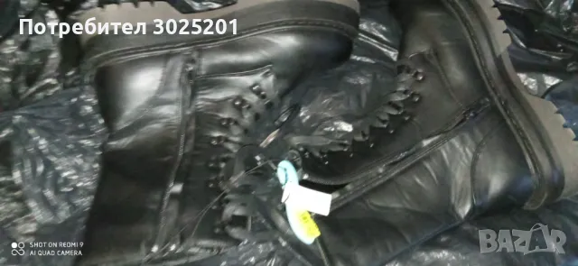 Кубинки Черни Дамски Боти 40 41, снимка 5 - Дамски боти - 47793257