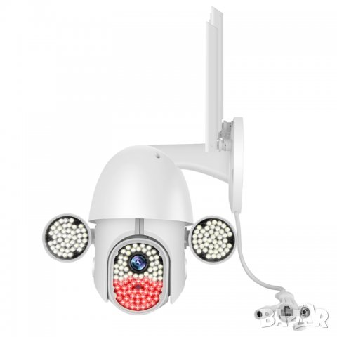 Безжична камера IP камера видеонаблюдение, Wifi камера охранителна, IP въртяща камера, водоустойчива, снимка 13 - IP камери - 37764896