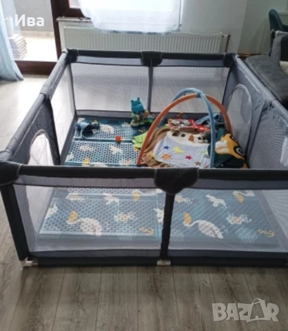 НОВИ 200х200см. 150/150см. Голяма кошара за игра / Заграждение / Преграда за дете и бебе