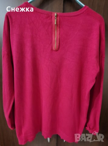 Дамска блуза розова, снимка 2 - Блузи с дълъг ръкав и пуловери - 35020836