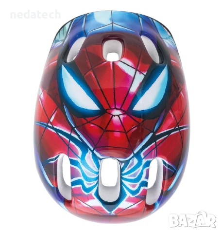 Детска защитна каска Спайдърмен, 52-56 см., снимка 3 - Аксесоари за велосипеди - 50946257