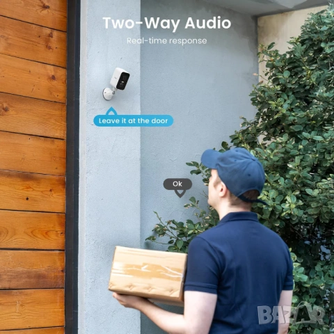 Въшна камера със соларен панел ieGeek ZS-GX3S 3MP НОВА ЧЕРНА, снимка 5 - IP камери - 53592389