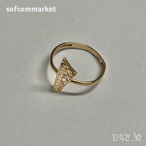 Златен пръстен 14К - 1,21 гр., снимка 2 - Пръстени - 53021015