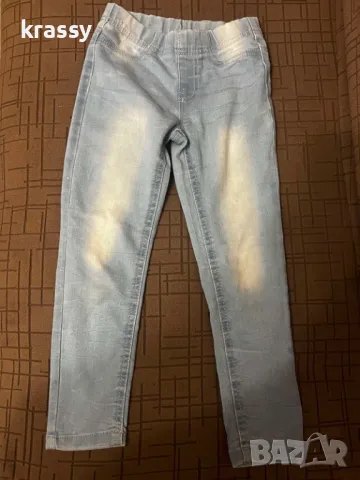 Страхотни детски дънки тип клин, различни размери ( ръст 116 см. и 110 см)