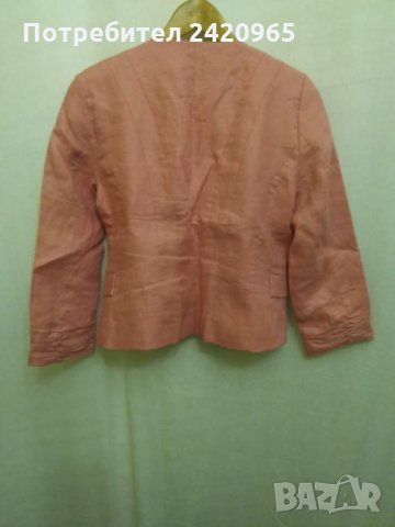 MEXX розово сако от лен, снимка 2 - Сака - 26707536