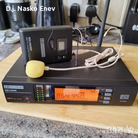 LD Systems WS 1000 G2 HHC + BP HeadSet mic - микрофонна безжична система с куфар 863 – 865 MHz, снимка 9 - Микрофони - 38039353