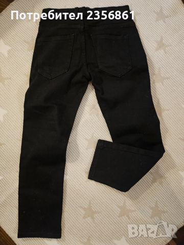 Детски дънки- черни, снимка 2 - Детски панталони и дънки - 53383563