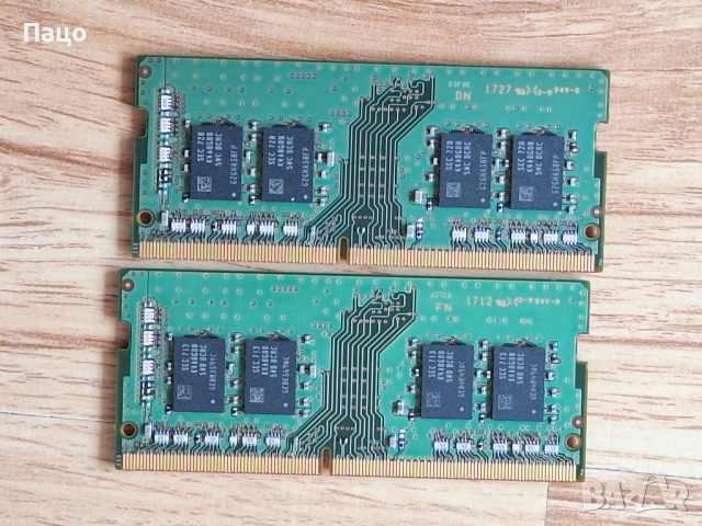 Памет 16GB/2X8/ DDR4 2400 Samsung , снимка 5 - Лаптоп аксесоари - 53584508