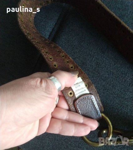 Колан от естествена кожа / genuine leather belt / "Banana republic" ®, снимка 6 - Колани - 32380795