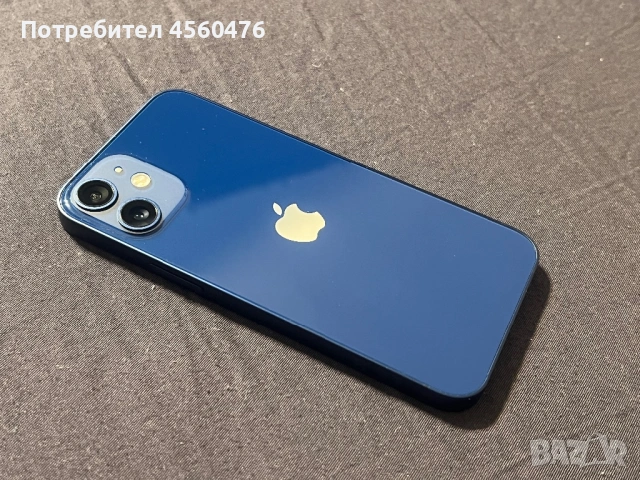 iPhone 12 mini 128 gb син blue много запазен, снимка 2 - Apple iPhone - 53462817