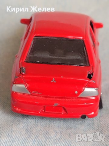 Метална количка MITSUBISHI LANCER EVOLUTION MADE IN CHINA за КОЛЕКЦИЯ ДЕКОРАЦИЯ 37536, снимка 4 - Колекции - 40685621